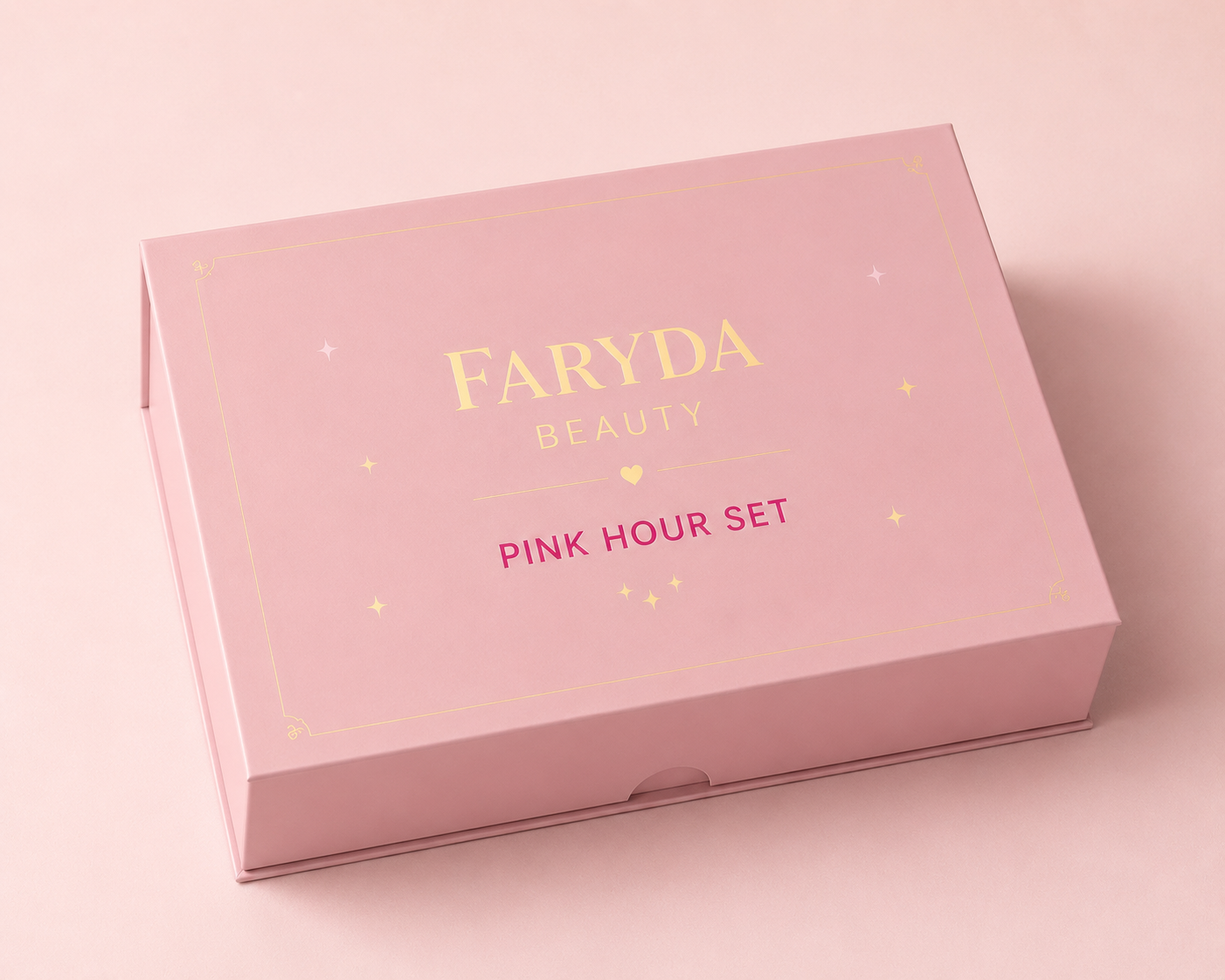 Pink Hour beauty gift set by Faryda Beauty – curated makeup bundle UAE