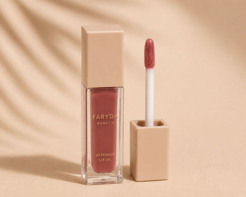 Aftersun Lip Oil by Faryda Beauty – nourishing glossy lip oil