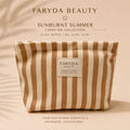 Sunburnt Summer carry-on beauty set by Faryda Beauty – travel makeup kit