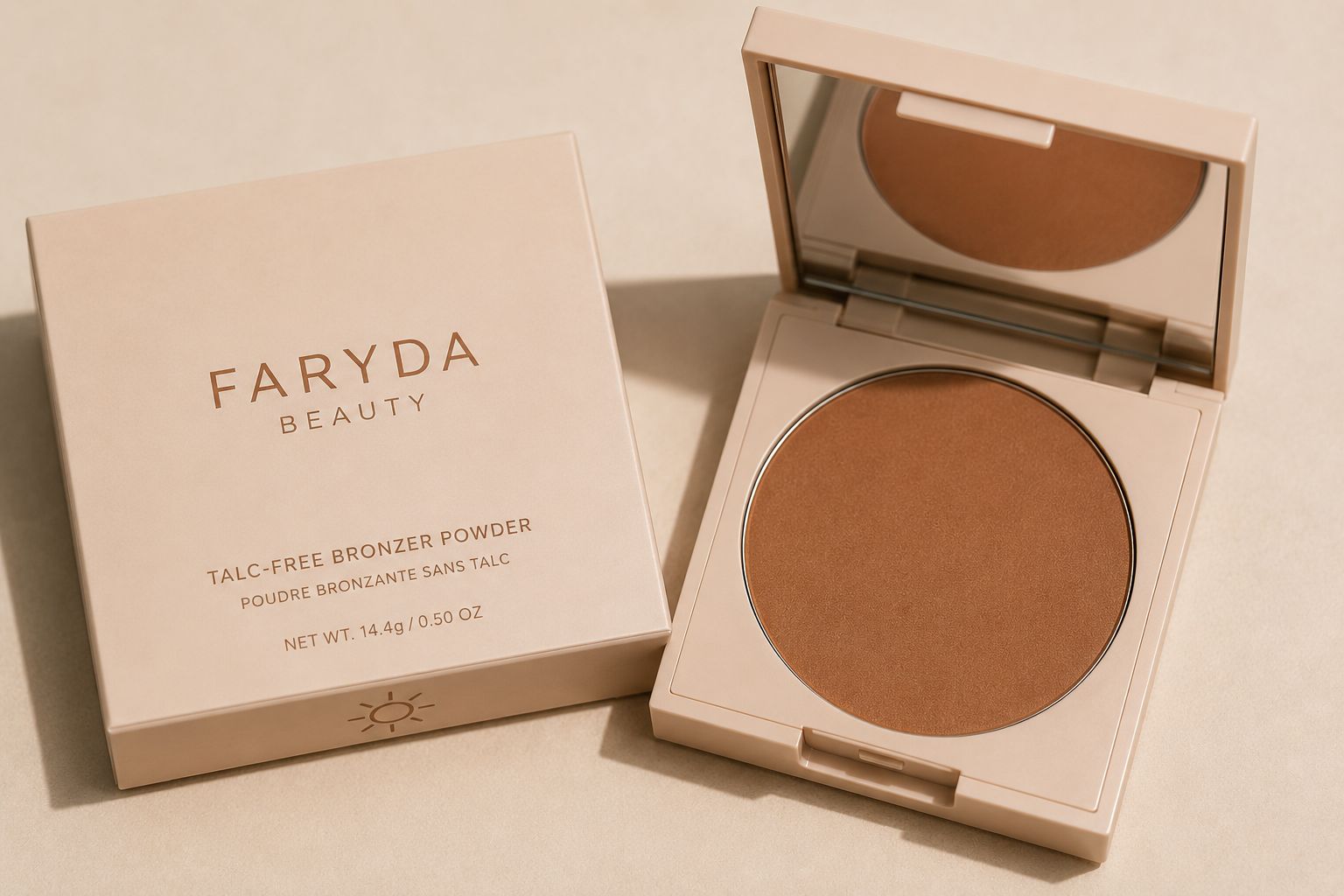 Faryda talc-free bronzer – sun-kissed natural glow powder UAE