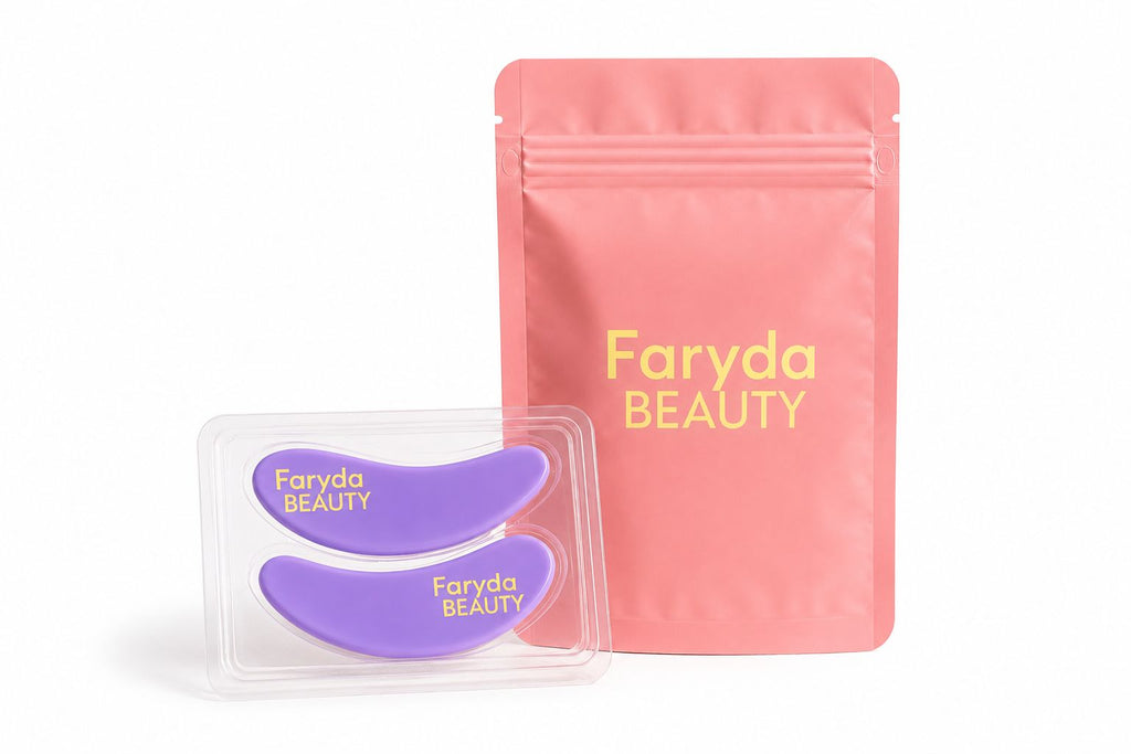 Reusable silicone eye patches by Faryda Beauty – eco-friendly under-eye skincare