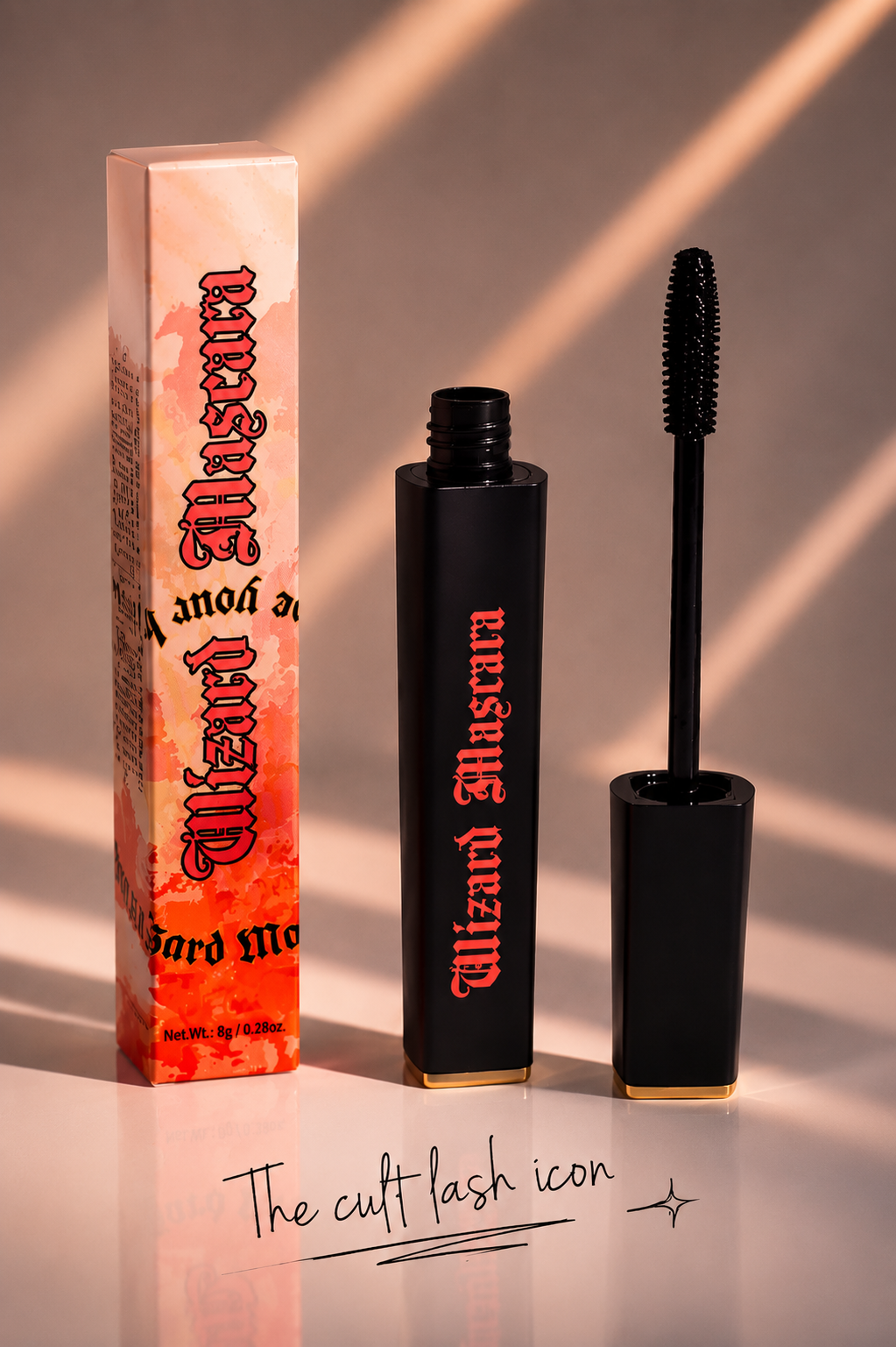 WIZARD Mascara by Faryda Beauty – volumising black mascara with wand